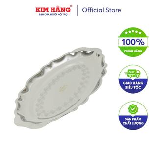 Đĩa inox hoa văn kim hằng 3522