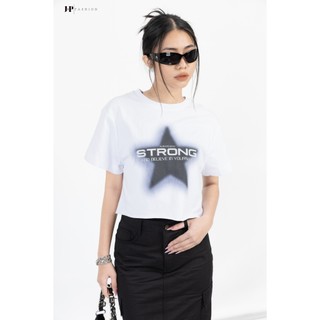 Áo Croptop Nữ Vải Mát JP FASHION Chất Liệu Thun Lạnh Có Độ Co Dãn Form Ngắn Năng Động Dễ Mix Đồ, áo nữ form ngắn 1020925