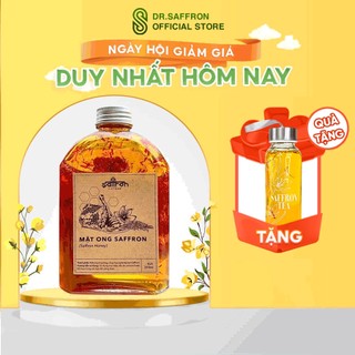 Mật ong Saffron Nhụy Hoa Nghệ Tây Saffron Việt Nam Chai Thủy Tinh 335g