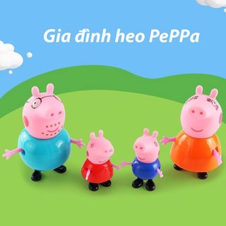 Đồ chơi trẻ em Mô hình nhân vật hoạt hình Gia đình heo Peppa - Figure anime