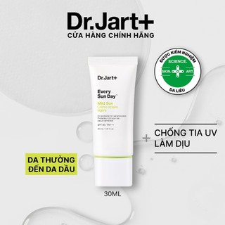  Combo Kem Chống Nắng SPF40 Không Bết Dính & Mặt Nạ Dr.Jart+ Every Sun Day Cho Làn Da Nhạy Cảm