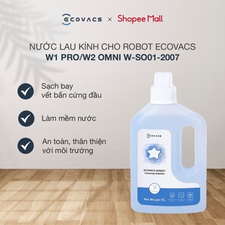 Nước lau kính cho Robot Ecovacs W1 Pro/W2 Omni W-SO01-2007
