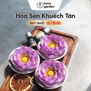 Đá Thơm Khuếch Tán Tinh Dầu HENY GARDEN Hình Hoa Sen