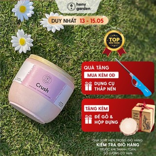 Nến Thơm Cao Cấp Bộ Sưu Tập INTO YOU Tặng Kèm Đế Gỗ Heny Garden