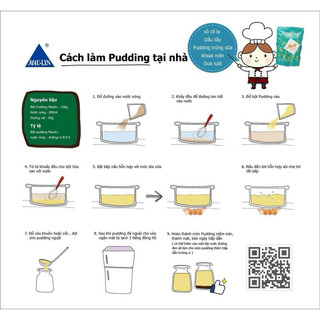 Bột Pudding Flan Mole các vị 50g (Tách từ túi nguyên 1kg)