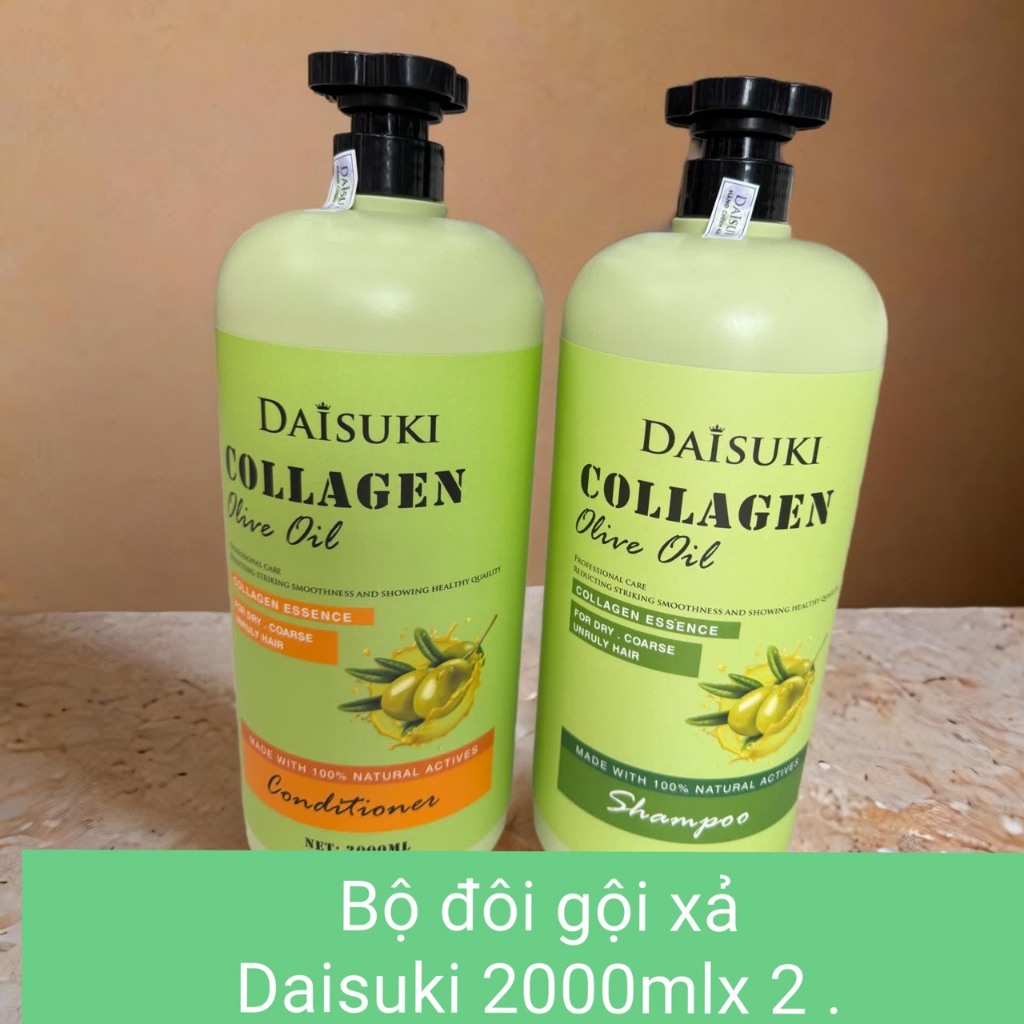 Dầu gội Daisuki .2000ml /chai (cặp 4000ml).