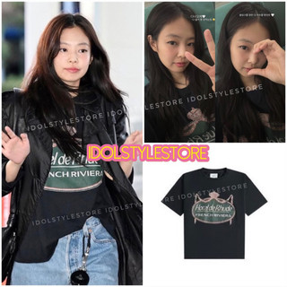 (kèm card) áo thun sân bay airport Hotel Jennie Blackpink
