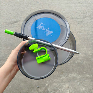 Khay đựng mồi, trộn mồi câu cá 3 tầng trong suốt cao cấp, khay trộn mồi silicon trong suốt phụ kiện thay thế câu cá