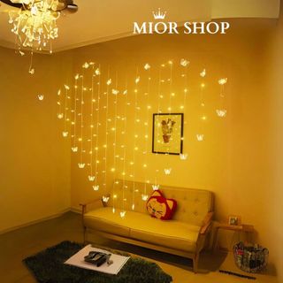Dây đèn led trang trí RÈM LED TRÁI TIM trang trí tết, lễ Valentine ngọt ngào decor phòng ngủ cực chill