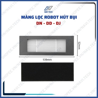 Phụ kiện dành cho robot hút bụi lau nhà Dn3, Dn5, Dj35 màng lọc ,lọc bụi hepa