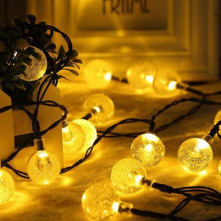 Dây đèn led bi bọt dài 5m,10m- đèn trang trí Tết xinh xắn