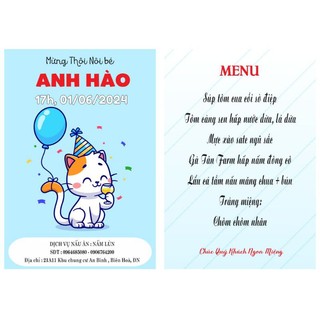 Thực đơn - Menu tiệc