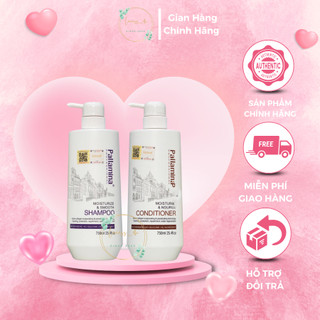 Cặp gội - xả pallamina phục hồi tóc siêu mềm mượt 1000ml