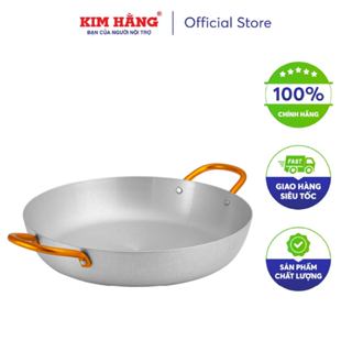 Chảo nhôm quai vàng Kim Hằng (18-30cm)