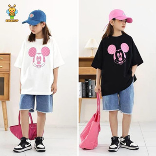 Quần jean bé gái BEESHOP quần ngố trơn size đại cho bé H24025