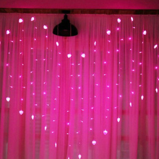 Dây đèn led trái tim trang trí tết, valentine  decor phòng ngủ chill