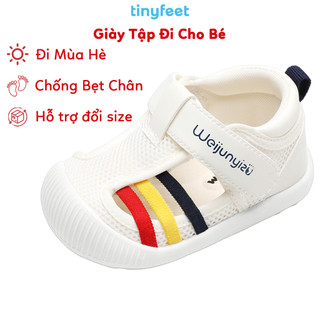 Giày Tập Đi Siêu Nhẹ Cho Bé Trai Bé Gái Chống Trơn Trượt  TINYFEET WJ06 Giày Cho Bé Tập Đi 1 Tuổi Đến 2 Tuổi
