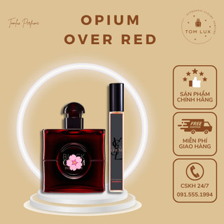 (MẪU THỬ) Nước Hoa Nữ Ốp Bi Ừm Over Red EDP TomLux 10ml