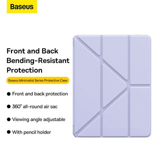 Ốp Lưng Baseus Minimalist Gấp Đa Năng Cho Pad | Siêu Mỏng Nhẹ, Chống Va Đập, Kèm Khe Cắm Bút