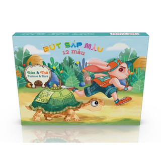 Bút sáp 12 màu thơm không độc hại đức thanh bs12