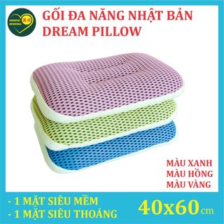 Gối đa năng mềm mại và siêu thoáng mát Dream Pillow 40x60cm thương hiệu Laube