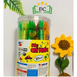 Bút chì khúc Thiên Long PC-09, độ cứng ruột chì HB - Bút chì kim thay ngòi, bút chì đốt