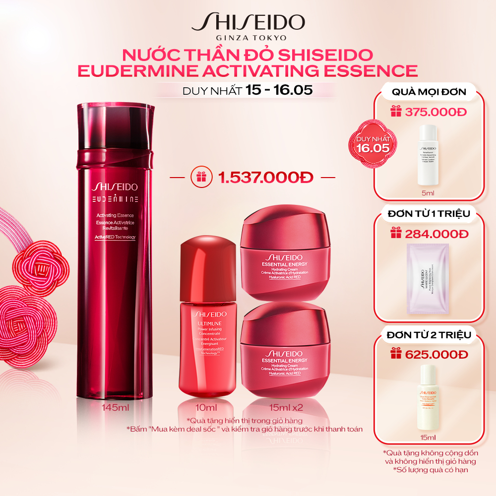 Nước thần đỏ Shiseido Eudermine Activating Essence 145ml