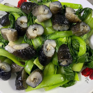 Hải sâm gai cát đen, vỉ 500g đã làm sạch. giòn ngon dinh dưỡng