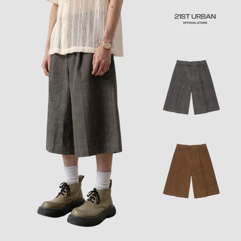 Quần shorts kaki 2 màu Selected Dandy