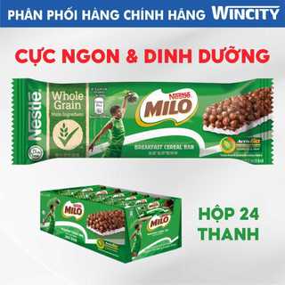 24 thanh MILO ngũ cốc 23.5g, thanh dinh dưỡng ngũ cốc ăn sáng