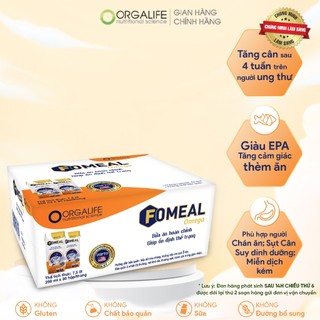 Soup uống dinh dưỡng thay thế bữa ăn, tăng cân, cao năng lượng, chóng suy mòn Fomeal Omega 30 hộp (250ml/hộp)