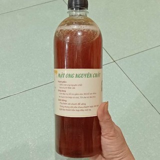 Mật ong hoa cà phê nguyên chất 100% đăk lăk chai 1 lít