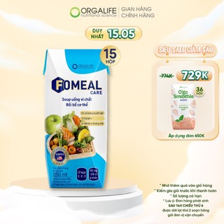 Combo 2 tuần thay thế bữa ăn,ổn định đường huyết, dễ hấp thu, tăng đề kháng Fomeal care 15 hộp (250ml/hộp)