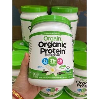 Thực phẩm bổ sung Orgain Organic Protein Powder vani 462g