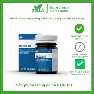 Imuglucan- 30 viên SP đề án 818 Tăng cường miễn dịch vượt trội