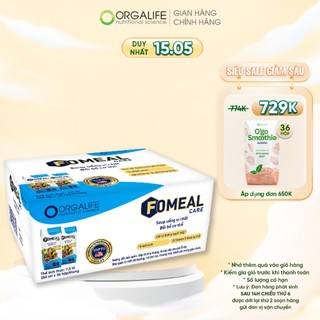 Combo 1 tháng tăng cường sức khỏe, thay thế bữa ăn, ổn định đường huyết, dễ hấp thu Fomeal care