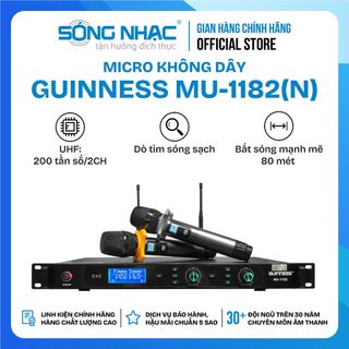 Micro không dây guinness mu-1182n- bh 12 tháng