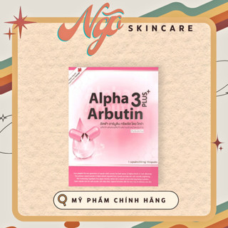 Viên kích trắng alpha arbutin 3+ plus - mẫu mới