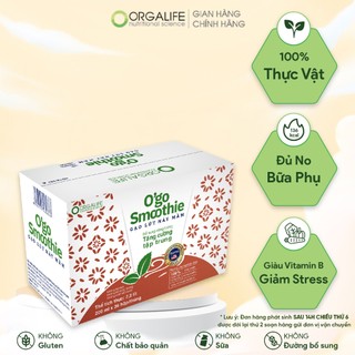 Thức uống sáng da chống lão hóa, tăng tập trung, giảm stress O'go Smoothie 36 hộp (200ml/hộp)