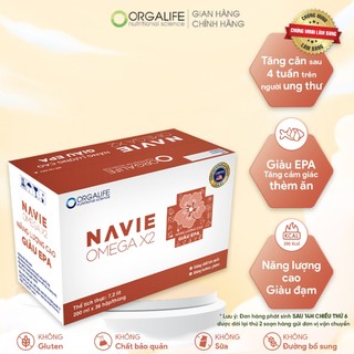 Soup uống Navie Omega X2 dinh dưỡng người chóng suy mòn, tăng cân, ức chế khối u, dễ hấp thu 36 hộp (200ml/hộp).