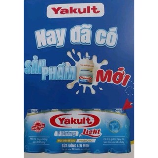  Thùng 50 chai sữa chua uống men sống ít đường YAKULT 
