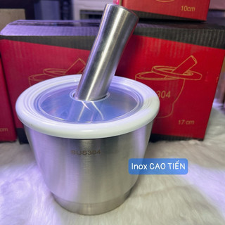 Cối chày Inox 304 size ĐẠI