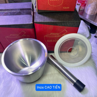 Cối chày Inox 304 size ĐẠI
