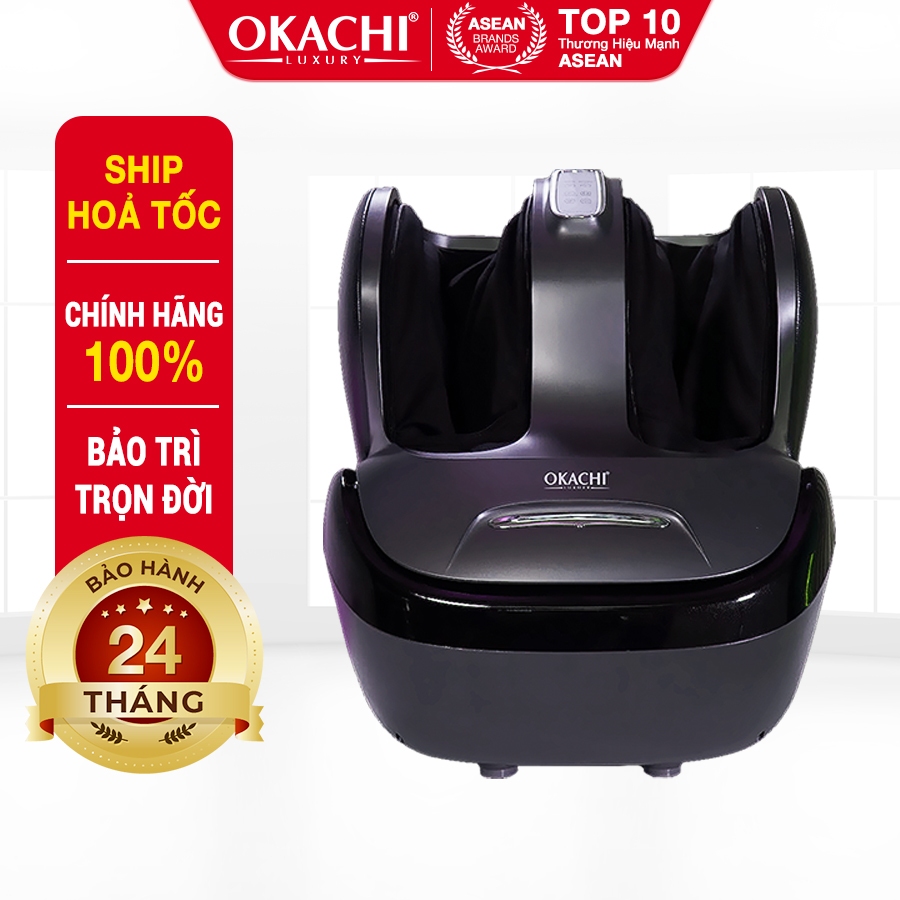 Máy Massage Chân Và Bắp Chân OKACHI JP-986 Với Con Lăn Massage 4D Plus, Nhiệt Hồng Ngoại