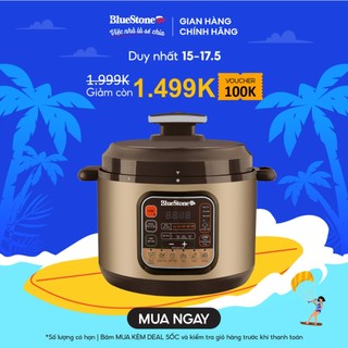 Nồi Áp Suất BlueStone PCB-5748 - Bảo hành 24 tháng - Hàng Chính Hãng