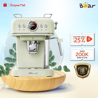 Máy pha cà phê mini tự động Bear KFJ-E12Q5, 20Bar, 950W,Đa Năng Pha Cafe Viên Nén, Pha Espresso Tạo Bọt Sữa Cho Gia Đình