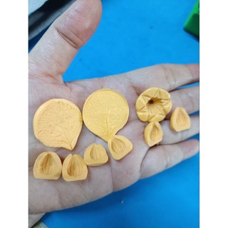 Gân silicon cánh hoa bằng lăng tím ( 3*2.5cm)