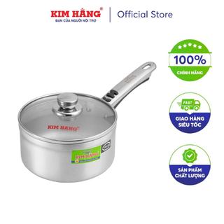 Quánh/ Nồi nhôm khuấy bột Kim Hằng nắp kiếng cường lực BDG