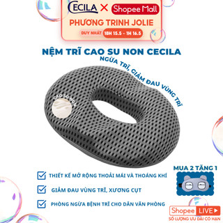 Gối lót ghế ngồi y tế chống trĩ CECILA giảm ê mỏi mông cho dân văn phòng, bà bầu, người bệnh trĩ