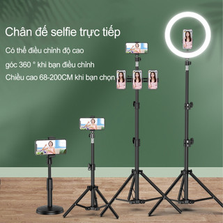 Giá Đỡ Điện Thoại TIKTOK Livestream，Giá đỡ điện thoại tripod 3 chân dùng để chụp ảnh，cao 68cm-200cm